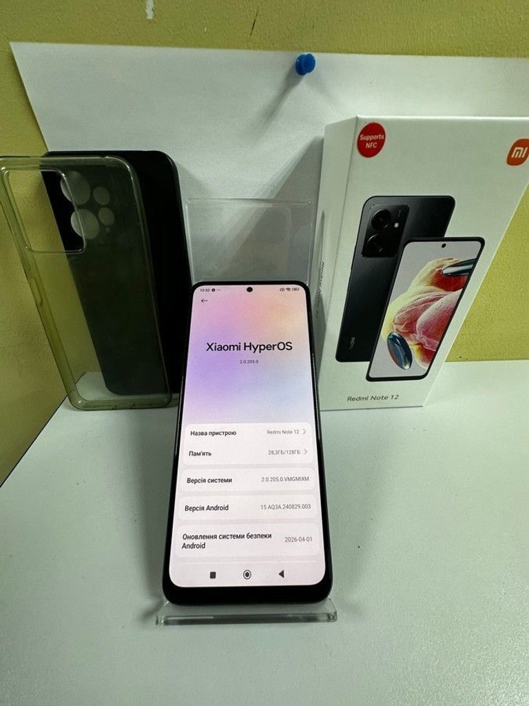 Объявление Xiaomi redmi note 12 4/128gb Б/У