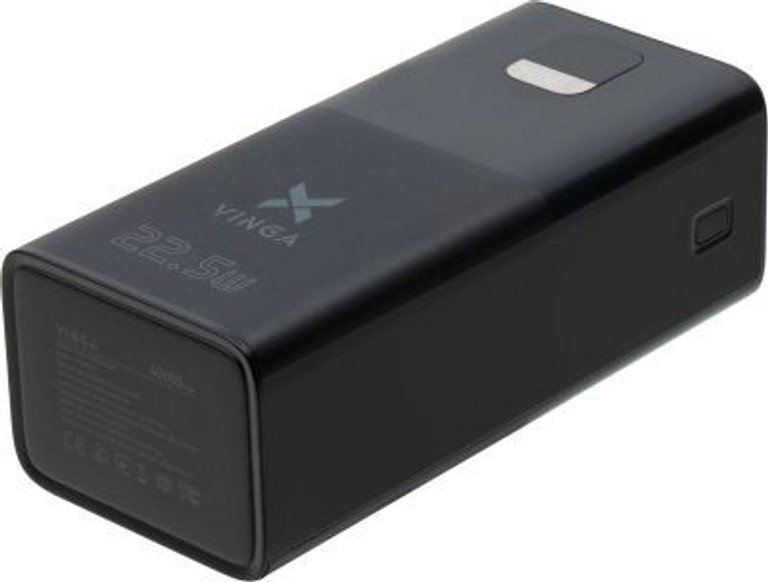Vinga 40000 mAh 22.5W Display Black Код:null. Зображення 6