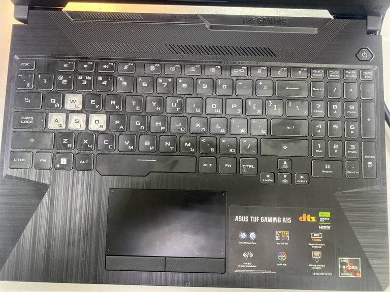 Asus tuf gaming a15 fa506n екр 15,6"/ ryzen 5 7535hs 3,3ghz/ ram16gb/ ssd512gb/ rtx 2050 Код:01-200403849. Изображение 8
