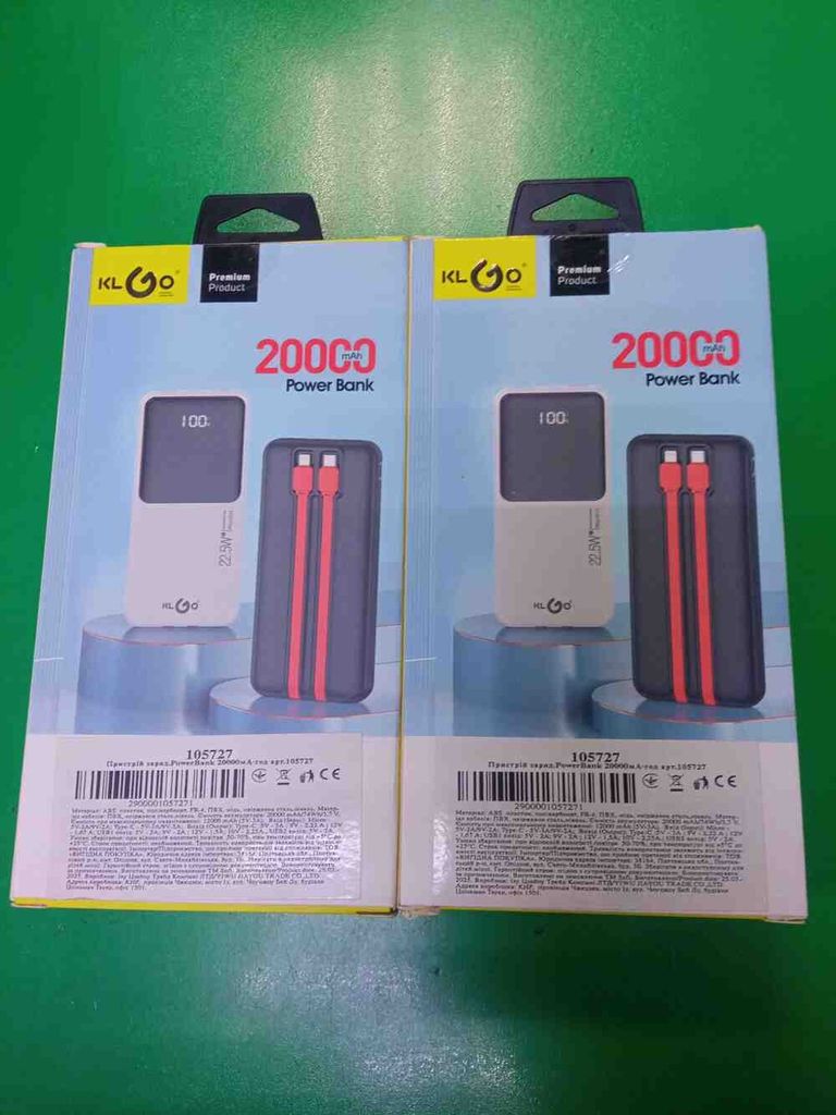 Оголошення Klgo kp-38 20000 mah Б/У