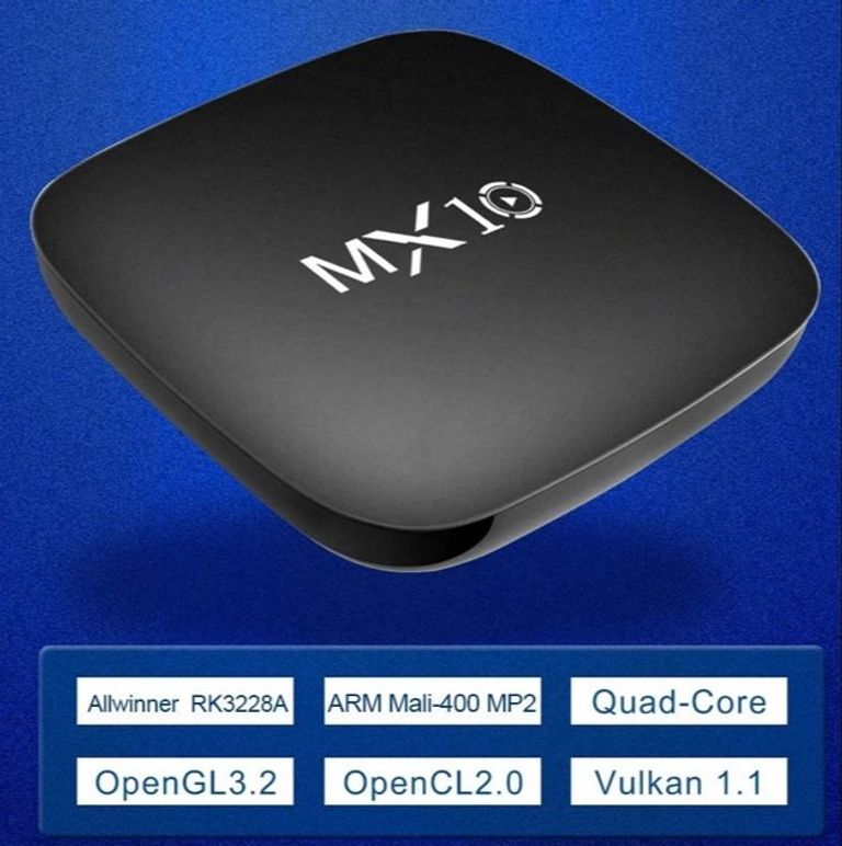 Smart Android TV Box MX10 Black Код:null. Зображення 12