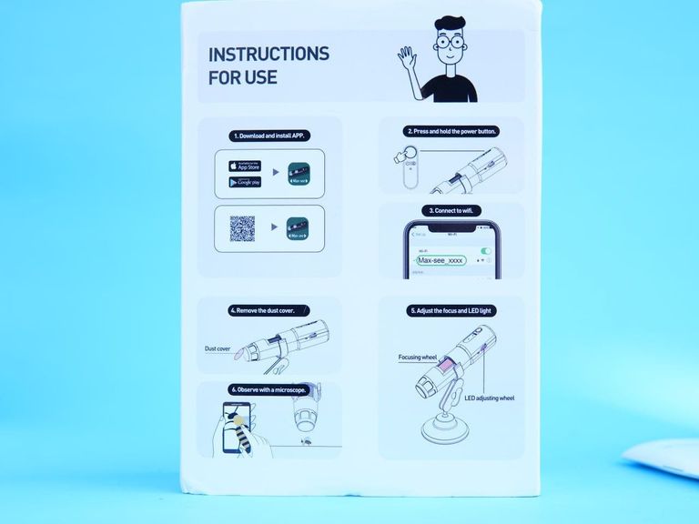 Бездротовий Цифровий WIFI Мікроскоп Inskam 314 1600X Android iOS. Новий. Код:null. Изображение 9