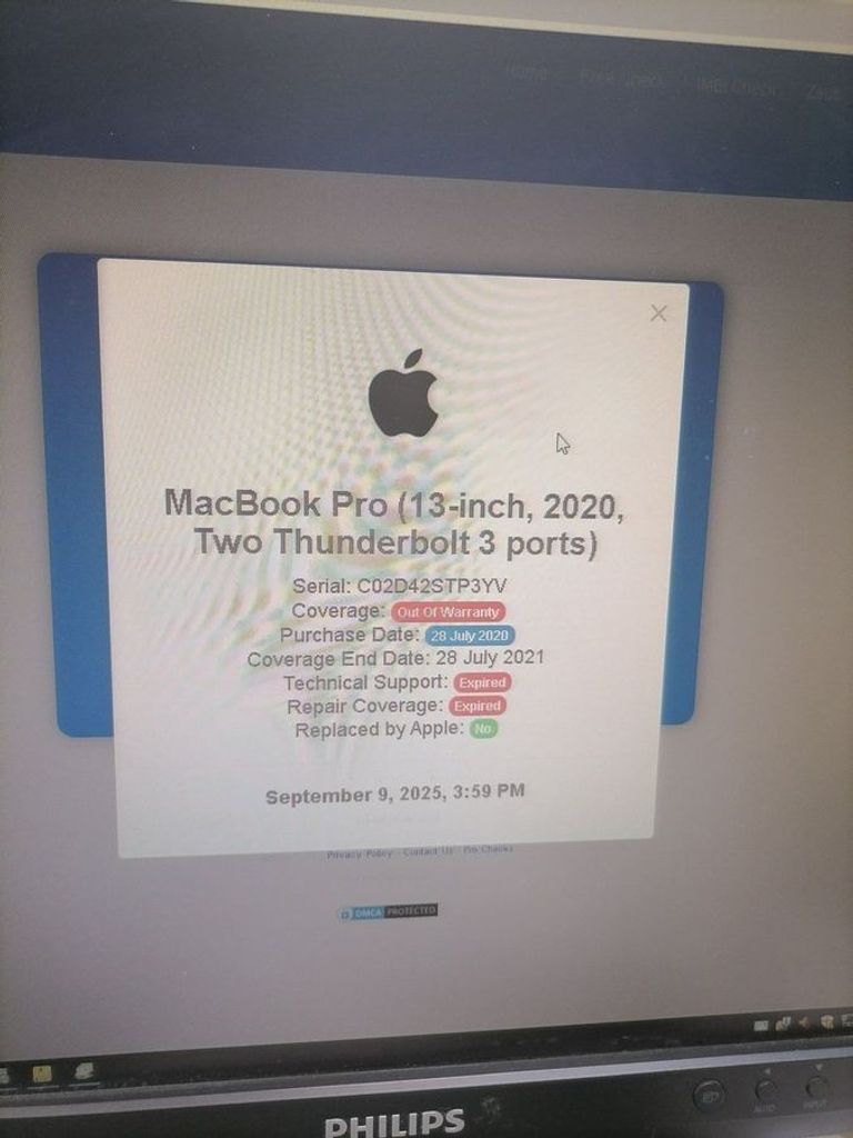 Дешиво Apple macbook pro/13.3/ core i5 1,4ghz/ ram16gb/ ssd256gb/ iris plus 645/ retina, truetone, touch bar с ломбарда