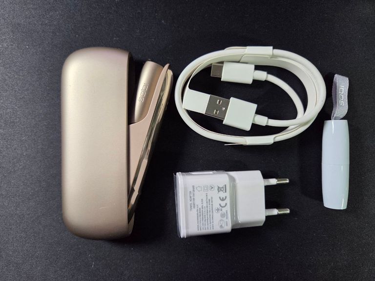 Купить Б.У. Пристрій Iqos 3 duo Золотий +комплект Б/У