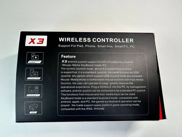 X3 wireless controller Код:01-200753448. Зображення 7
