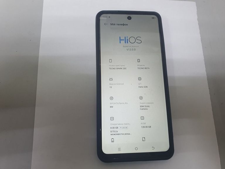 Купити Tecno spark 20c bg7n 8/128gb Б/У