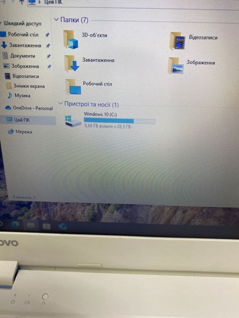 Lenovo 11/atom z3735f ddr3/2gb ddr3/hdd 30 gb/ssd *відсутній/*інтегрована Код:01-200788313. Изображение 6