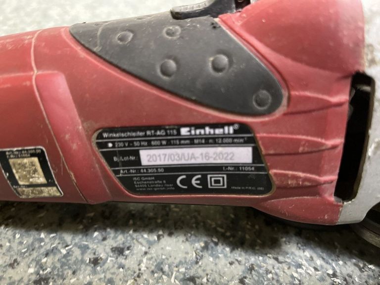 Einhell TC-AG 115 Код:01-200805668. Изображение 5