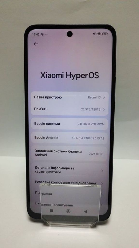 Объявление Xiaomi Redmi 13 6/128GB Blue Б/У