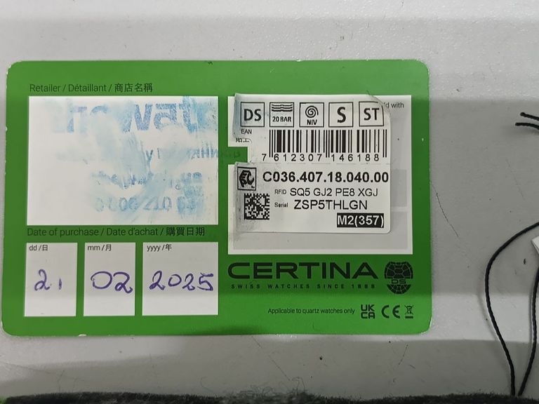 Certina c036407a Код:01-200593719. Зображення 10