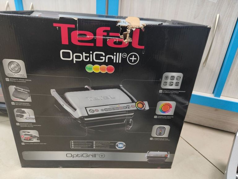 Розпродаж Tefal OptiGrill+ GC712D34, продавець Техноскарб