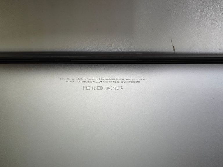 Apple macbook pro a1707/екр. 15.4 core i7 2,9ghz/ ram16gb/ ssd512gb/intel hd graphics 630/touch bar Код:01-200858879. Зображення 7