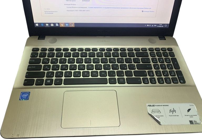 Оголошення Asus 15/celeron n3060 ddr3/4gb ddr3/hdd 500 gb/*інтегрована Б/У