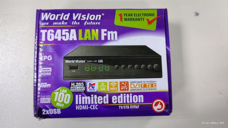 World vision T644D5 FM Код:01-200884323. Изображение 7