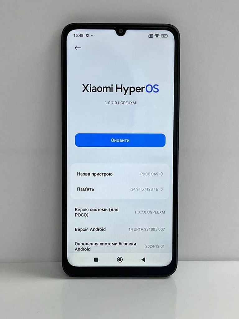 Оголошення Poco C65 6/128GB Black Б/У