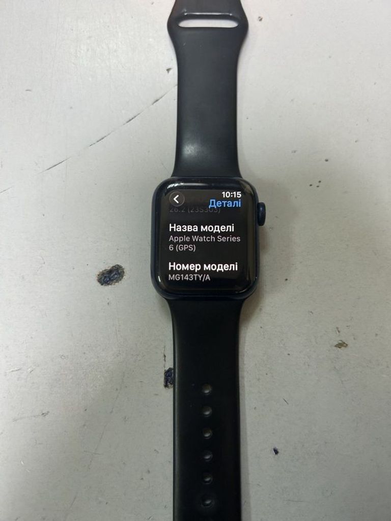 Объявление Apple watch series 6 gps aluminium case 40mm a2291 Б/У