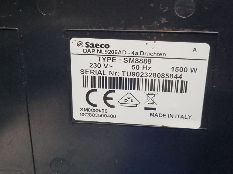 Saeco Xelsis Suprema SM8889/00 Код:01-200913130. Зображення 8