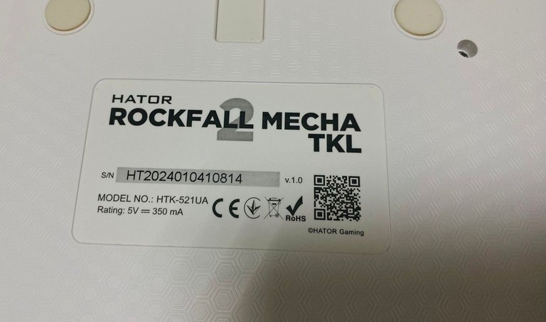 Оголошення Hator rockfall 2 mecha tkl Б/У