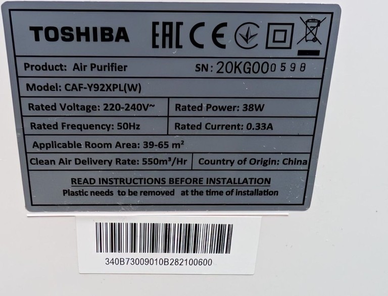 Toshiba CAF-Y92XPL Код:01-200928417. Изображение 5