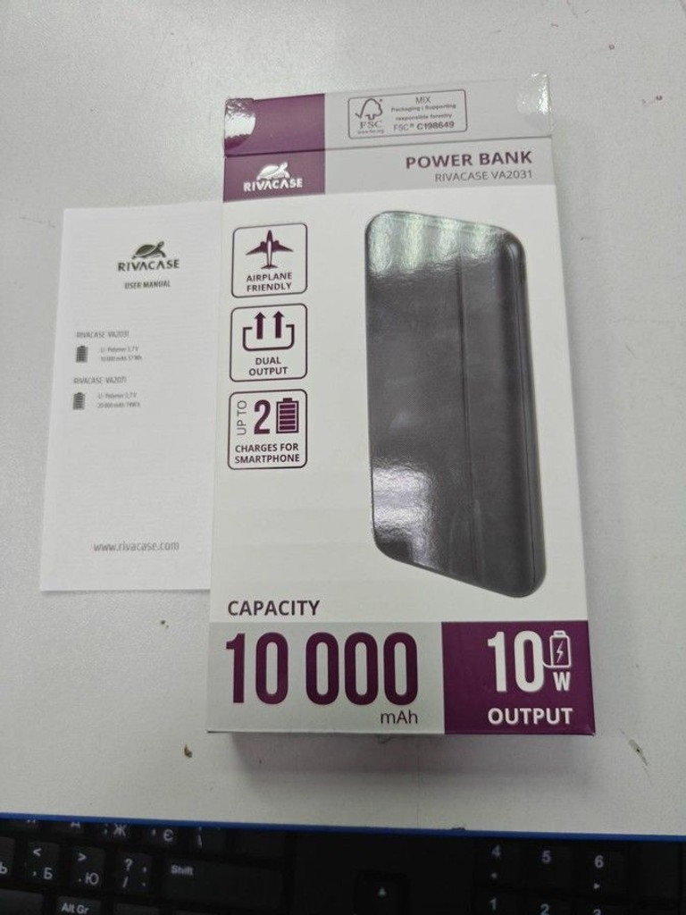 Оголошення Rivacase VA2031 10000mAh Black Б/У