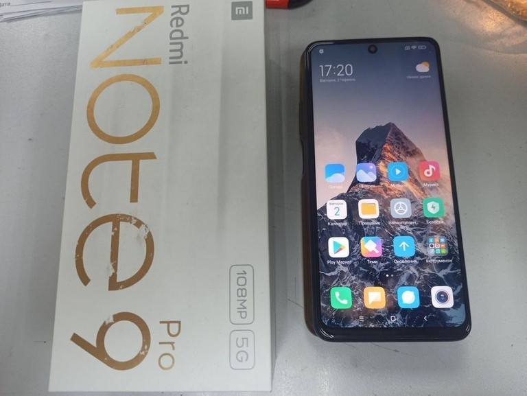 Купити Xiaomi Redmi Note 9 Pro 5G 8/128GB Blue Б/У