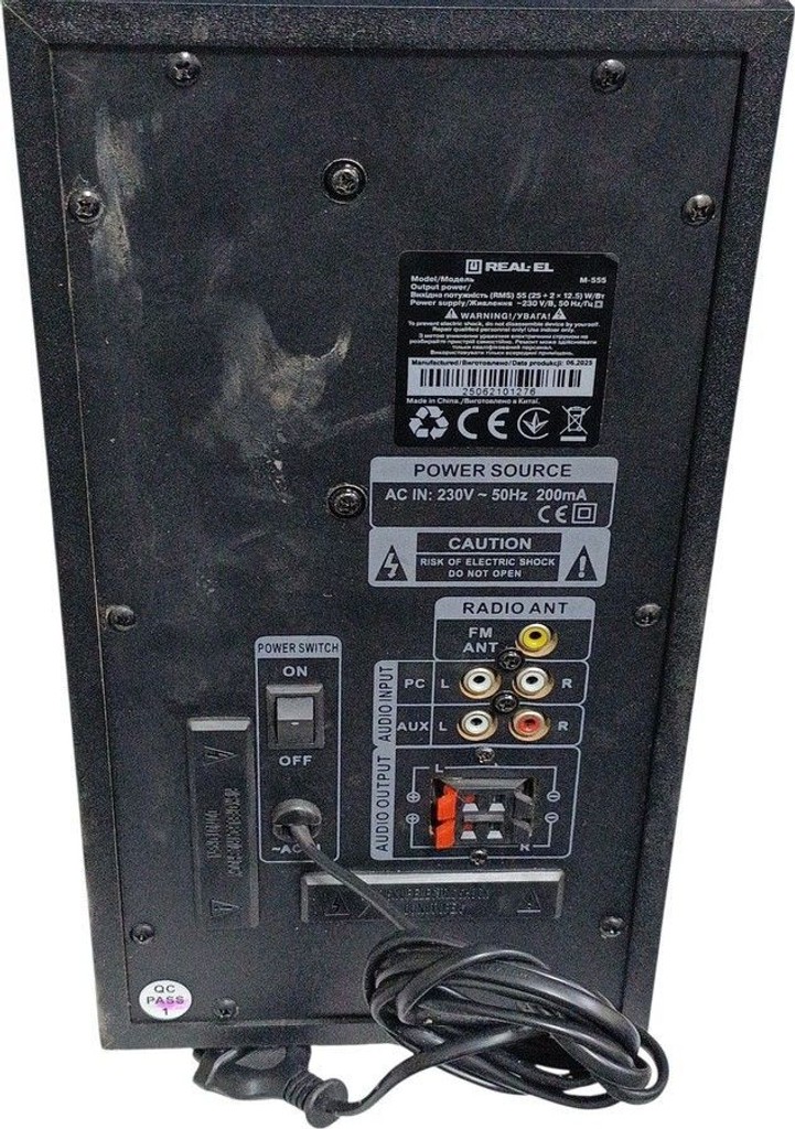 Real-el M-555 Black Код:01-200979324. Изображение 5