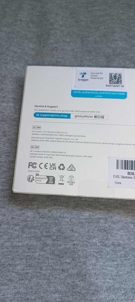 Iniu 10000mAh Black (BI-B6) Код:null. Зображення 5