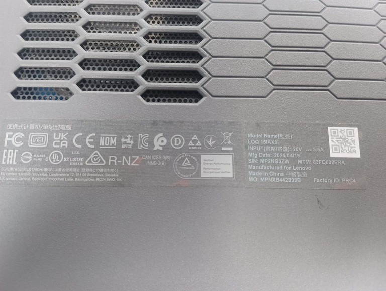 Lenovo 15/core i5-12450hx ddr5/16gb ddr5/hdd *відсутній/ssd 512 gb/arc a530m 4gb Код:01-201052473. Зображення 9