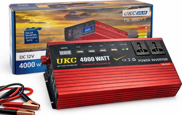 Купить Перетворювач напруги Power Inverter 4000W з 12V на 220 Б/У