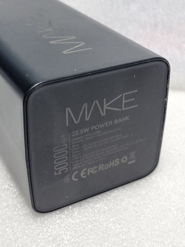 Дешиво Make MPB-501BK 50000mAh 22.5W Black с ломбарда