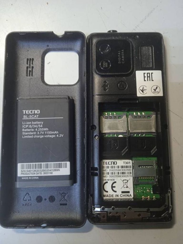 Розпродаж Tecno t301, продавець Техноскарб