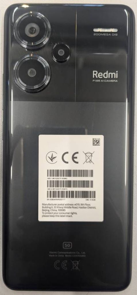 Оголошення Xiaomi Redmi Note 13 Pro+ 12/512GB Black Б/У