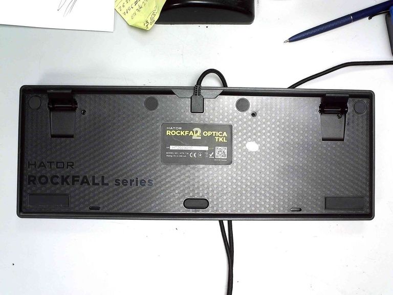 Объявление Hator Rockfall 2 Optica TKL Black Black (HTK-730) Б/У