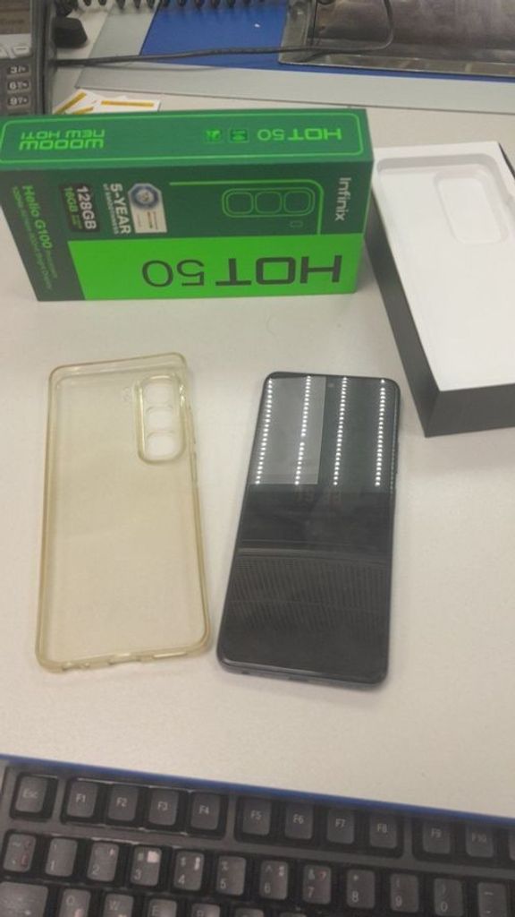 Оголошення Infinix Hot 50 8/128GB Sleek Black (4894947047749) Б/У