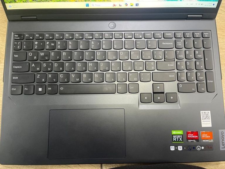 Объявление Lenovo 15/ryzen 7 7745hx ddr5/32gb ddr5/ssd 512 gb/geforce rtx4070 8gb Б/У