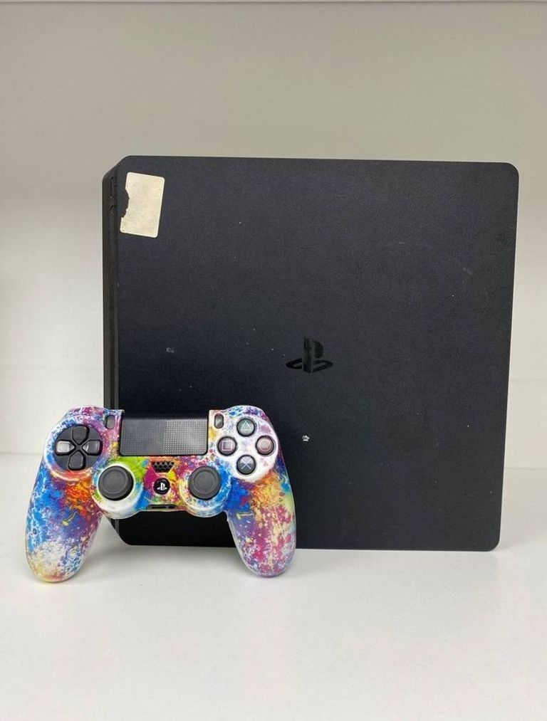 Купить Sony PlayStation 4 Slim 500GB Black + Horizon Zero Dawn+Uncharted 4+God of... Б/У