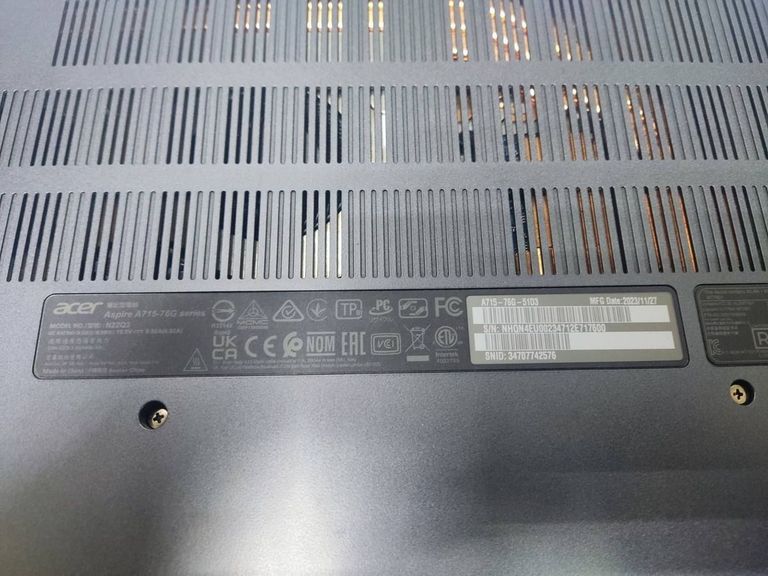 Acer 15/core i5-12450h ddr5/16gb ddr5/hdd *відсутній/ssd 1000 gb/geforce rtx2050 4gb Код:01-200788718. Изображение 13