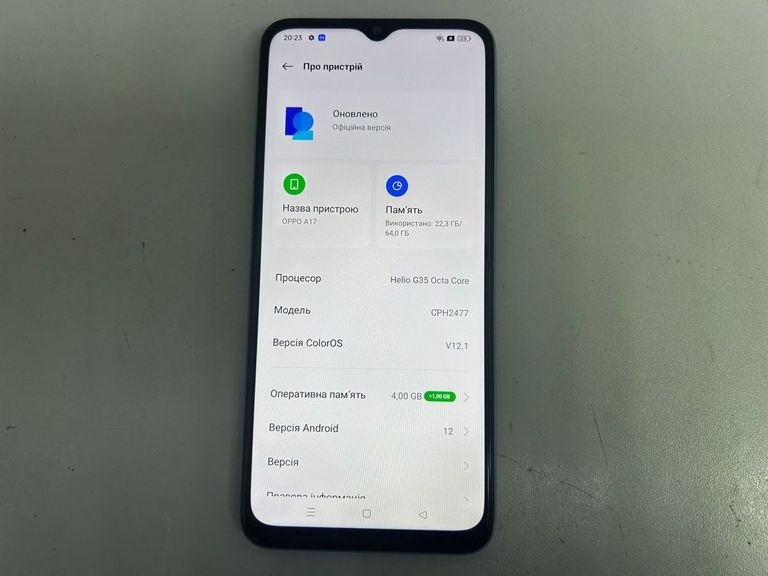 Oppo a17 4/64gb Код:01-200790787. Зображення 10
