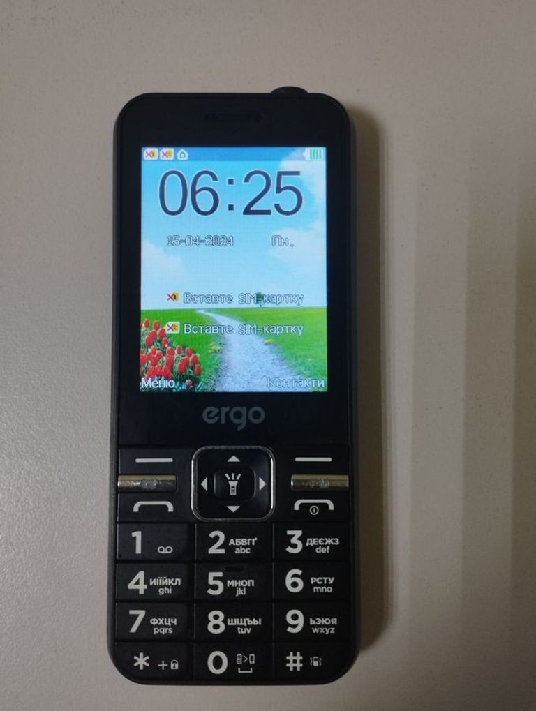 Купить Ergo E281 Dual Sim Black Б/У