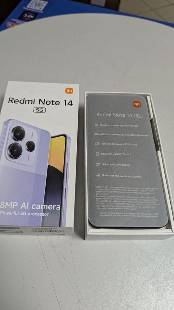 Объявление Xiaomi redmi note 14 5g 6/128gb Б/У