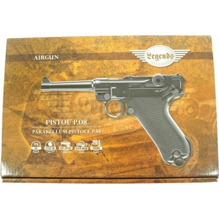 Umarex Legends Luger P08 Blowback Код:null. Изображение 4
