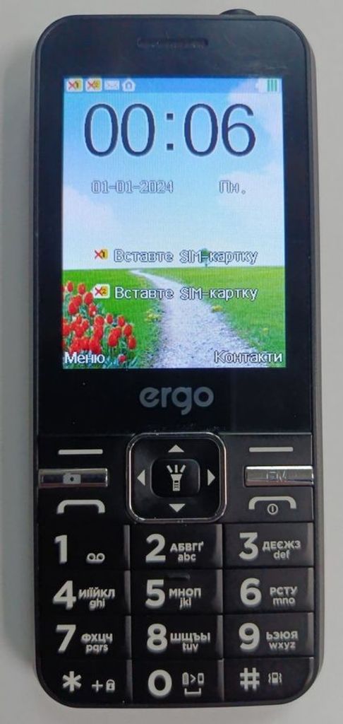 Купить Ergo E281 Dual Sim Black Б/У