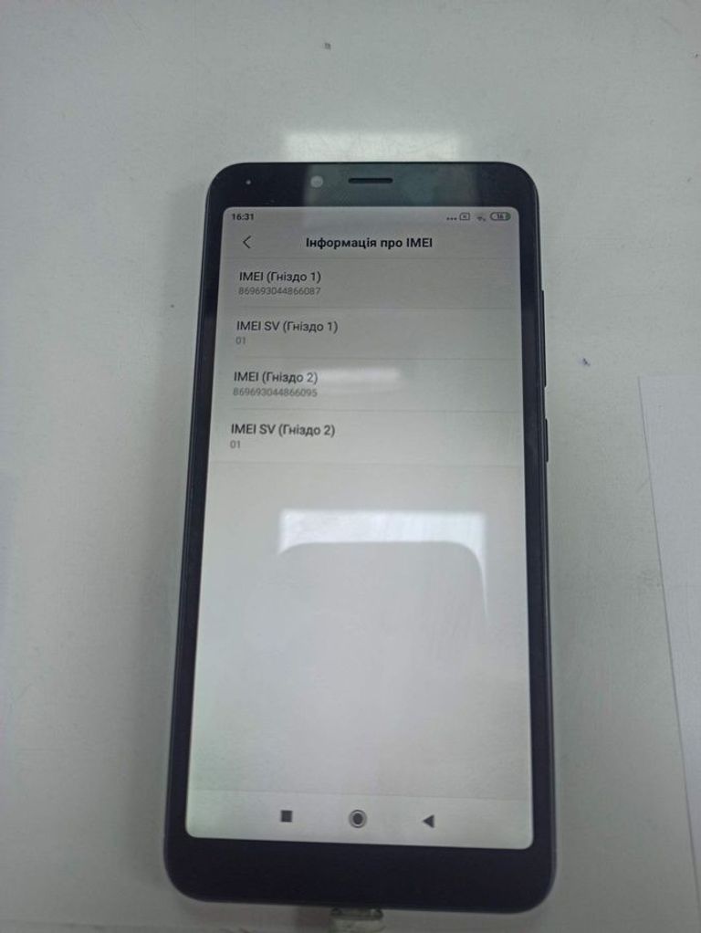 Объявление Xiaomi Redmi 6A 2/16GB Black Б/У