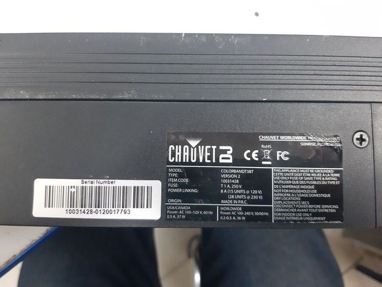 Chauvet Линейный LED прожектор Colorband T3 BT Код:01-200899399. Зображення 5