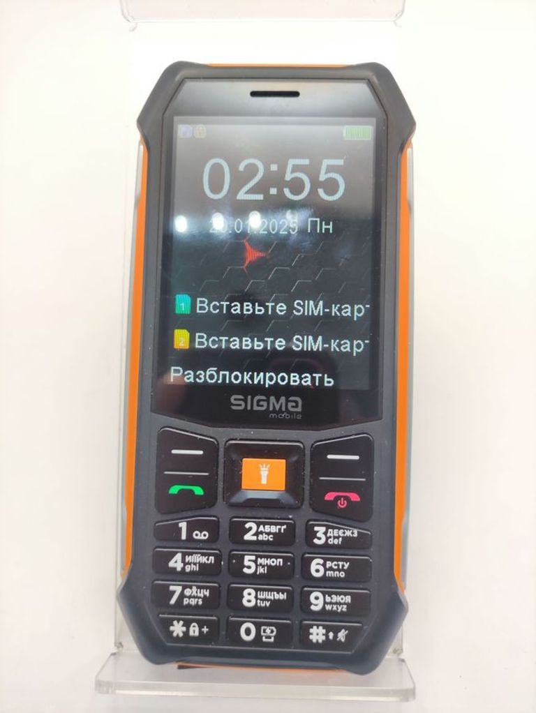 Купити Sigma mobile X-style 323 RAIN Black-Orange (4827798885727) Б/У