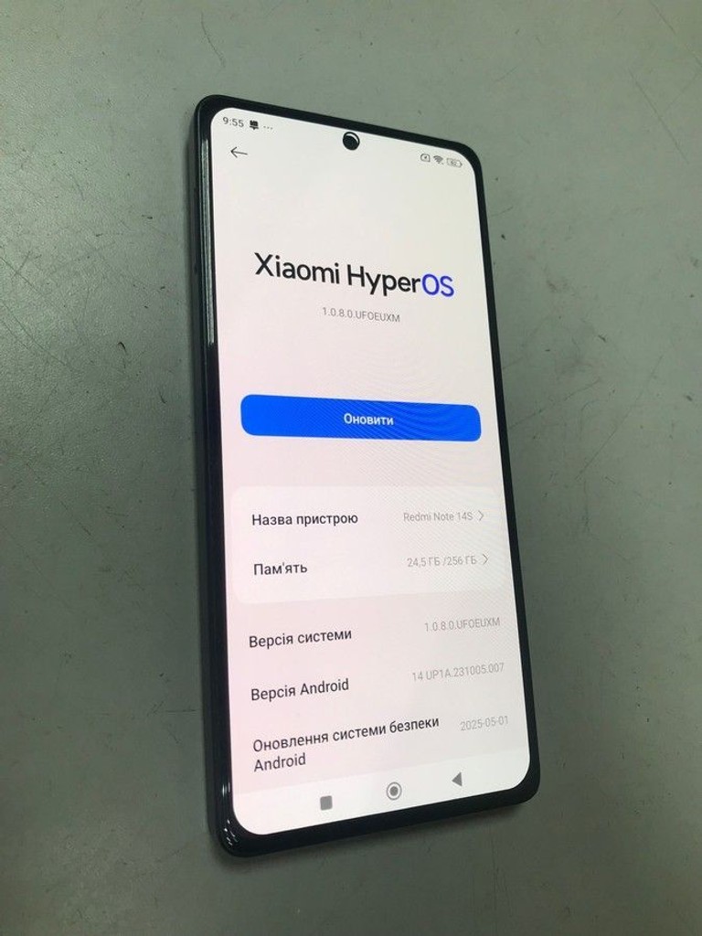 Дешево Xiaomi redmi note 14s 8/256gb з ломбарду