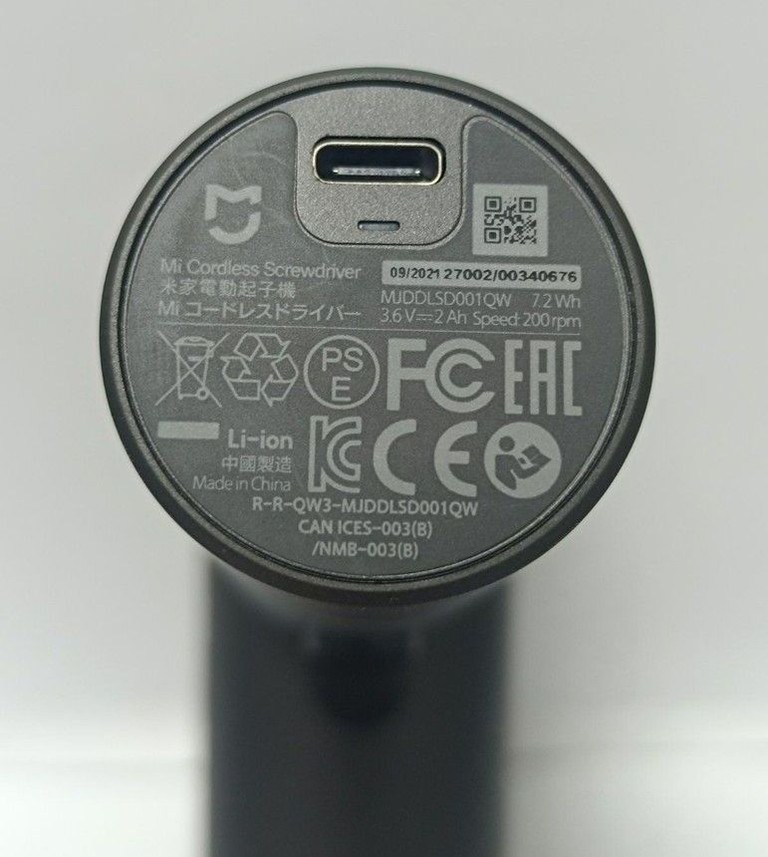 Xiaomi Mi Cordless Screwdriver (DZN4019TW) Код:01-201020562. Изображение 6
