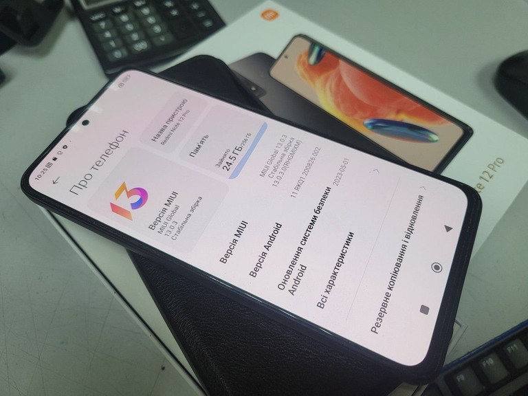 Объявление Xiaomi redmi note 12 pro 4g 8/256gb Б/У