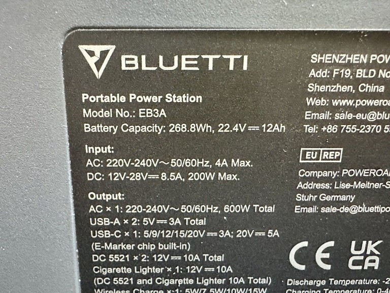 Bluetti eb3a 600w Код:01-201005113. Зображення 5