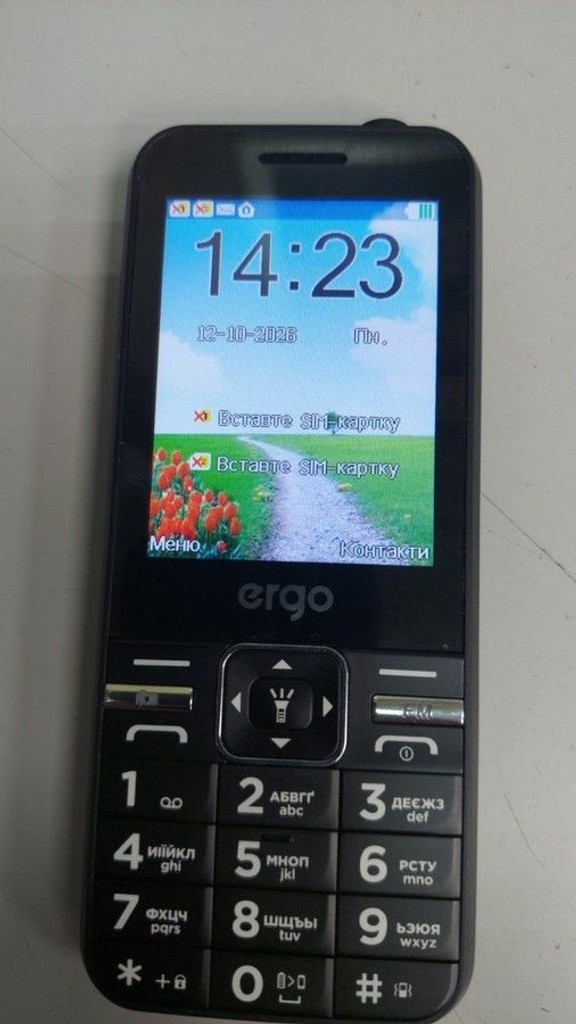 Купить Ergo E281 Dual Sim Black Б/У